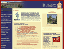Tablet Screenshot of preservationdirectory.com